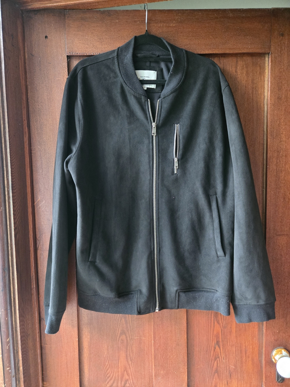 Ben Sherman Black Micro-suede Jacket